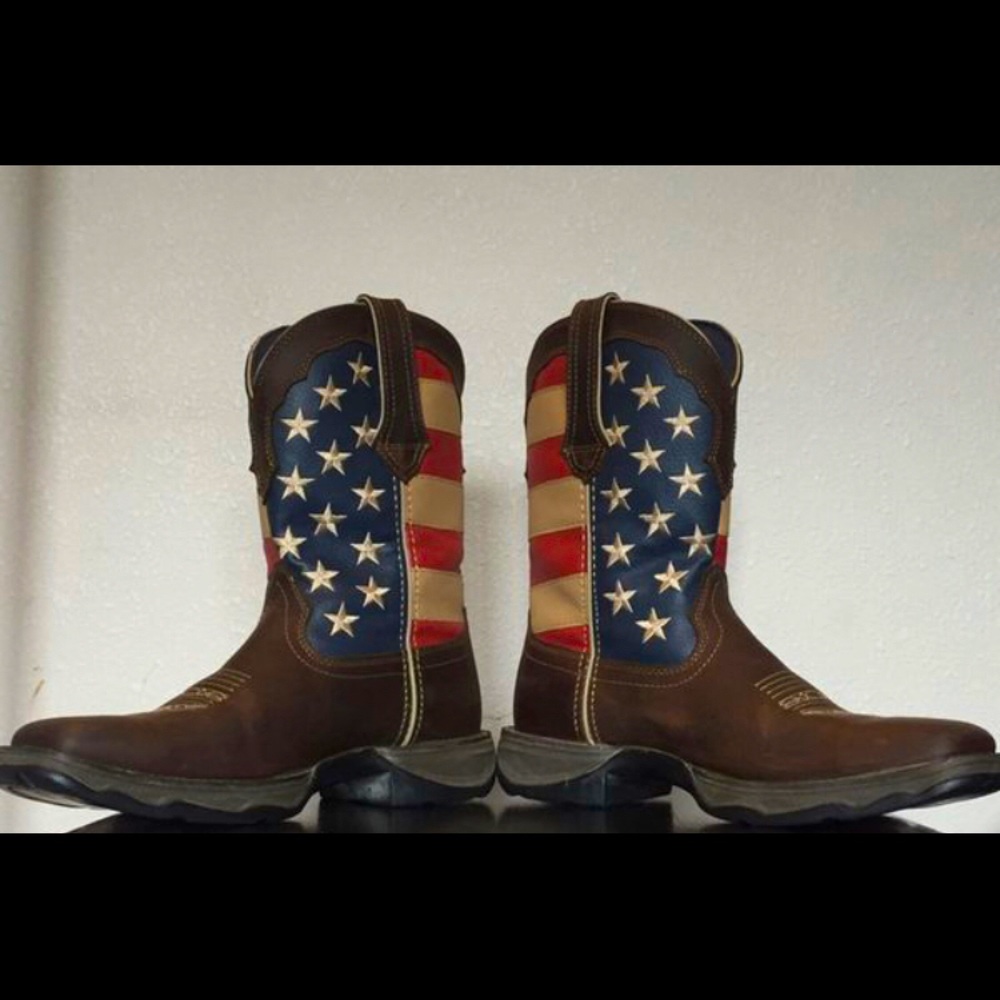 Boots - American Flag print
